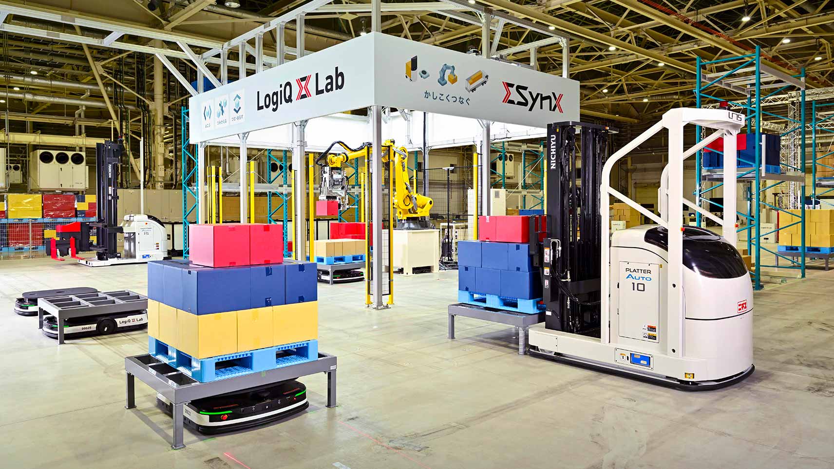 自動ピッキングソリューションの実証施設「LogiQ X Lab」