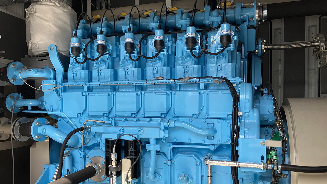 500kW-class- 6-cylinder Hydrogen Engine (Prototype)